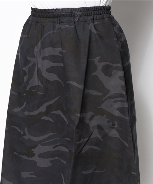 CIAOPANIC(チャオパニック)の「【Ciaopanic】カモプリントフレアスカート(スカート・レディース・ネイビー/グリーン/カーキ・FREE)」の6枚目の写真