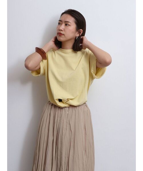 Ungrid（アングリッド）の「ツイストショートTee（Tシャツ/カットソー・レディース・オフホワイト/イエロー/パープル・FREE）」の12枚目の写真