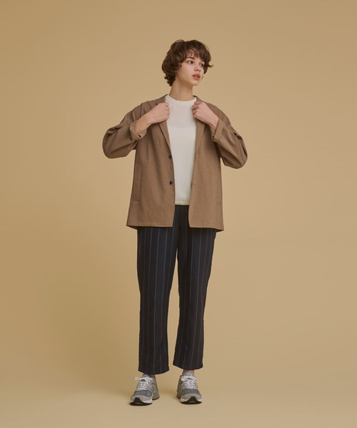 unify（ユニファイ）の「UNIFY　Dry Cardigan Jacket（テーラードジャケット・レディース・ブラック/ベージュ・ONE）」の4枚目の写真
