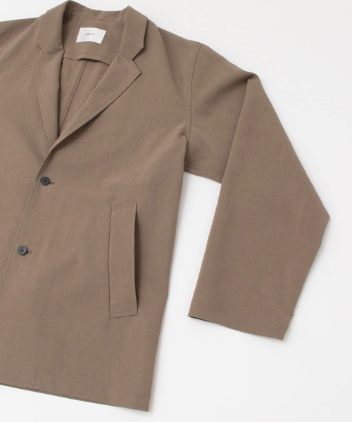 unify（ユニファイ）の「UNIFY　Dry Cardigan Jacket（テーラードジャケット・レディース・ブラック/ベージュ・ONE）」の7枚目の写真