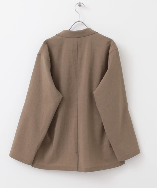 unify（ユニファイ）の「UNIFY　Dry Cardigan Jacket（テーラードジャケット・レディース・ブラック/ベージュ・ONE）」の9枚目の写真