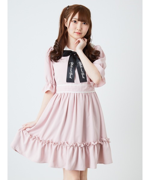 全国組立設置無料 アンクルージュ 最新作 完売色 新品ロゴリボンお嬢様風ワンピース 送料込み正規品 公式限定新作 送料無料