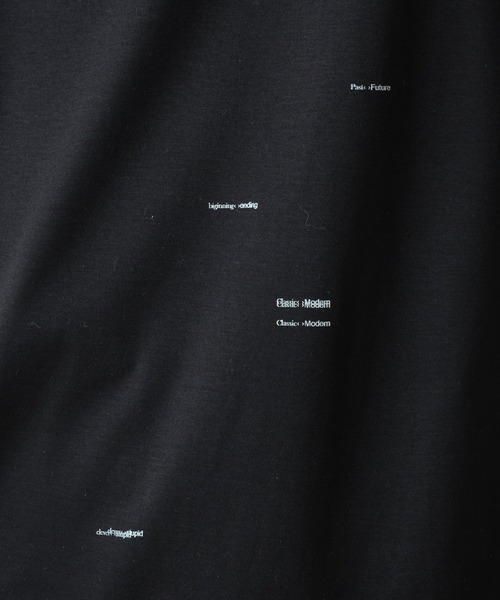 Lui's（ルイス）の「コントラストウーマン スーパービッグシルエットTシャツ（Tシャツ/カットソー・メンズ・ホワイト/ブラック/グレー・FREE）」の4枚目の写真