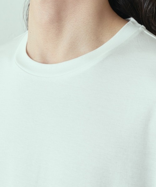 Lui's（ルイス）の「コントラストウーマン スーパービッグシルエットTシャツ（Tシャツ/カットソー・メンズ・ホワイト/ブラック/グレー・FREE）」の16枚目の写真