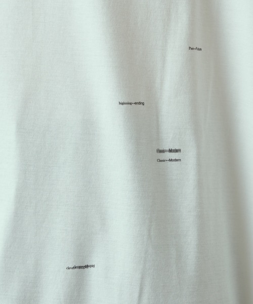 Lui's（ルイス）の「コントラストウーマン スーパービッグシルエットTシャツ（Tシャツ/カットソー・メンズ・ホワイト/ブラック/グレー・FREE）」の19枚目の写真