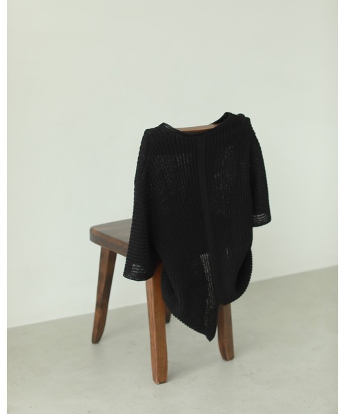 TODAYFUL ハーフスリーブリネンニット美品 TODAYFUL（トゥデイフル）の「ハーフスリーブリネンニット（T