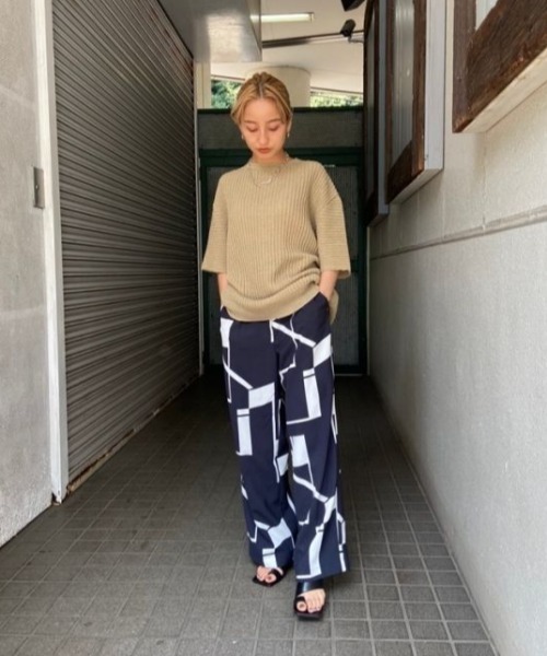 TODAYFUL ハーフスリーブリネンニット美品 TODAYFUL（トゥデイフル）の「ハーフスリーブリネンニット（T