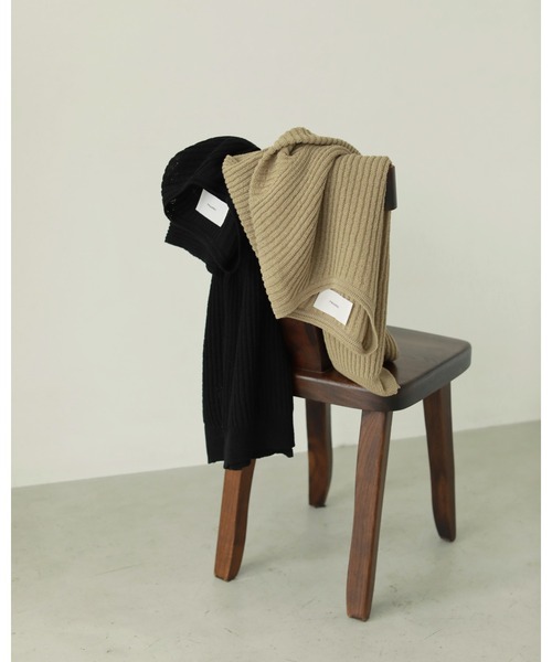 TODAYFUL（トゥデイフル）の「ハーフスリーブリネンニット（T