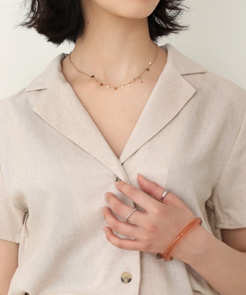 Bab（バブ）の「【WEB限定】オープンカラージャンプスーツ（つなぎ/オールインワン・レディース・ブラック/ベージュ/ナチュラル・38）」の22枚目の写真