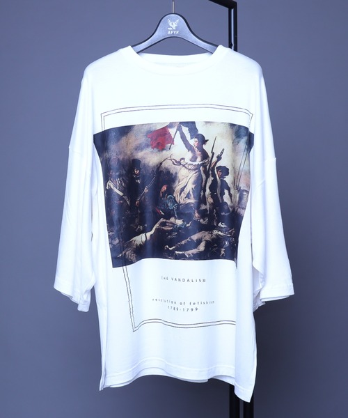 AFYF(エーエフワイエフ)の「AFYF PREMIUM COOL TECH (冷感接触素材) OVERSIZED T SHIRT/プレミアム クールテック オーバーサイズTシャツ(Tシャツ/カットソー)」|ホワイト系その他3
