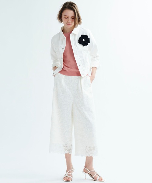 LANVIN en Bleu（ランバンオンブルー）の「フラワーレースワイド