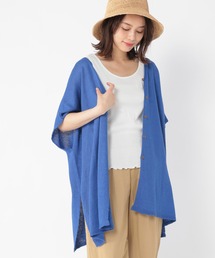 7ゲージマルチウェイリネンカーディガン