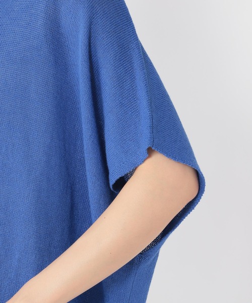 studio CLIP(スタディオクリップ)の「7ゲージマルチウェイリネンカーディガン(カーディガン/ボレロ・レディース・ブルー/アイボリー・FREE)」の9枚目の写真