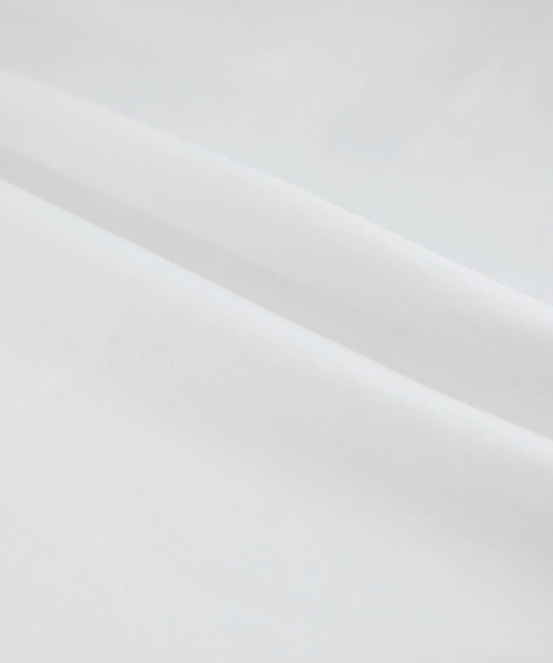 ROPE' PICNIC（ロペピクニック）の「【ラク美Tee】【TRUE COTTON】モックネックフレンチトップス（Tシャツ/カットソー・レディース・ベージュ/オフホワイト/グリーン系その他2/スミクロ/レンガ・38）」の13枚目の写真