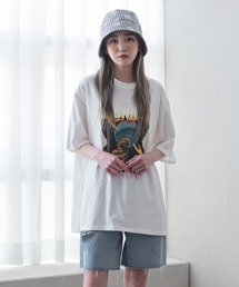 UNE MANSION | ミッドナイトプリント半袖Tシャツ(Tシャツ/カットソー)
