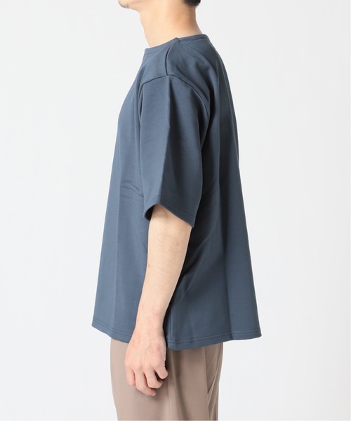 MANUAL ALPHABET（マニュアル アルファベット）の「MANUAL ALPHABET キーネックワイドカットソー（Tシャツ/カットソー・メンズ・アイボリー/キャメル/クリアブルー・MEDIUM/LARGE）」の12枚目の写真