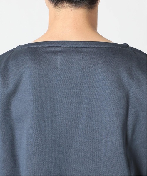 MANUAL ALPHABET（マニュアル アルファベット）の「MANUAL ALPHABET キーネックワイドカットソー（Tシャツ/カットソー・メンズ・アイボリー/キャメル/クリアブルー・MEDIUM/LARGE）」の14枚目の写真