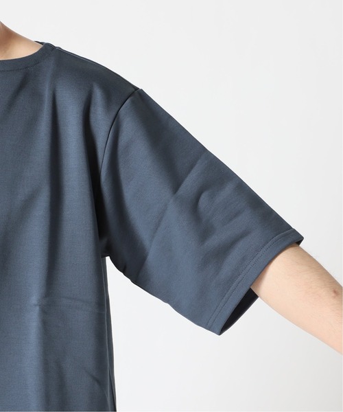 MANUAL ALPHABET（マニュアル アルファベット）の「MANUAL ALPHABET キーネックワイドカットソー（Tシャツ/カットソー・メンズ・アイボリー/キャメル/クリアブルー・MEDIUM/LARGE）」の16枚目の写真