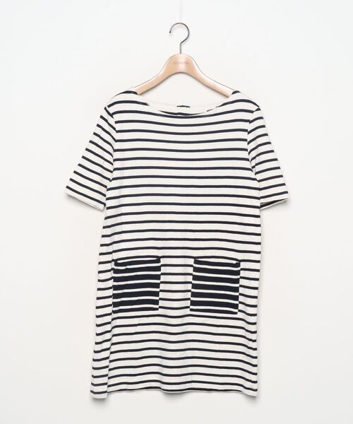 セール ブランド古着 ボーダー柄半袖ワンピース ワンピース Petit Bateau プチバトー のファッション通販 Zozoused