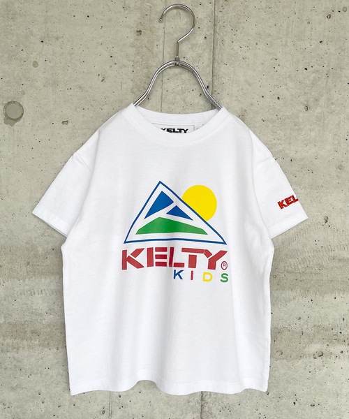 KELTY（ケルティ）の「【KELTY/ケルティ】別注プリントＴシャツ（90～150cm）（Tシャツ/カットソー・キッズ・ホワイト/ネイビー/レッド・90/100/110/120/130/140/150）」の2枚目の写真