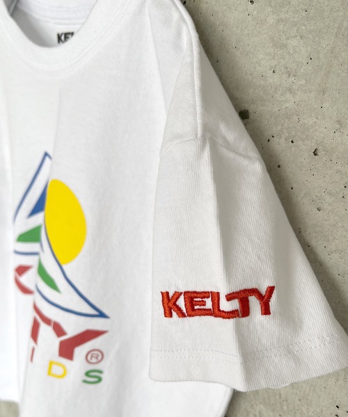 KELTY（ケルティ）の「【KELTY/ケルティ】別注プリントＴシャツ（90～150cm）（Tシャツ/カットソー・キッズ・ホワイト/ネイビー/レッド・90/100/110/120/130/140/150）」の4枚目の写真