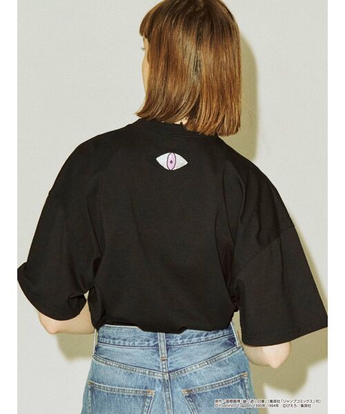 jouetie（ジュエティ）の「『幽☆遊☆白書』飛影 BIG Tシャツ【ユニセックス】（Tシャツ/カットソー・レディース・オフホワイト/ブラック/ライトブルー・MEDIUM）」の4枚目の写真