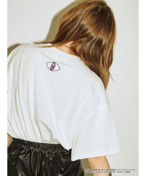 jouetie（ジュエティ）の「『幽☆遊☆白書』飛影 BIG Tシャツ【ユニセックス】（Tシャツ/カットソー・レディース・オフホワイト/ブラック/ライトブルー・MEDIUM）」の13枚目の写真