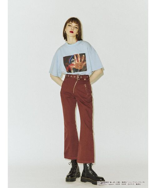 jouetie（ジュエティ）の「『幽☆遊☆白書』飛影 BIG Tシャツ【ユニセックス】（Tシャツ/カットソー・レディース・オフホワイト/ブラック/ライトブルー・MEDIUM）」の20枚目の写真