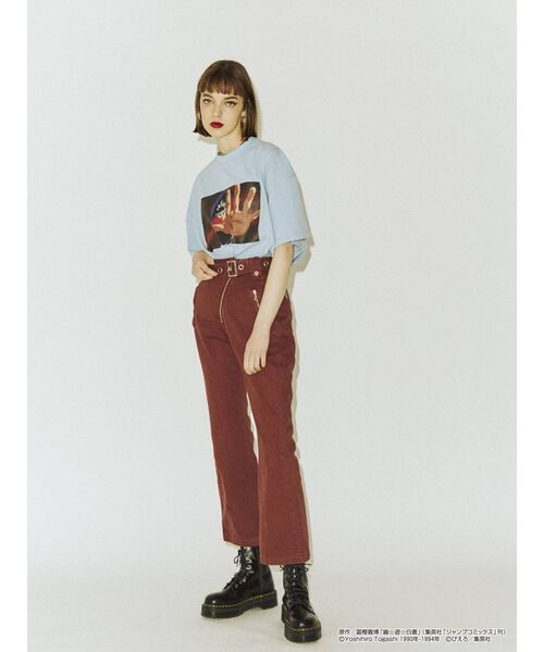 jouetie（ジュエティ）の「『幽☆遊☆白書』飛影 BIG Tシャツ【ユニセックス】（Tシャツ/カットソー・レディース・オフホワイト/ブラック/ライトブルー・MEDIUM）」の21枚目の写真