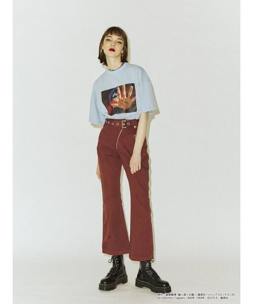 jouetie（ジュエティ）の「『幽☆遊☆白書』飛影 BIG Tシャツ【ユニセックス】（Tシャツ/カットソー・レディース・オフホワイト/ブラック/ライトブルー・MEDIUM）」の22枚目の写真