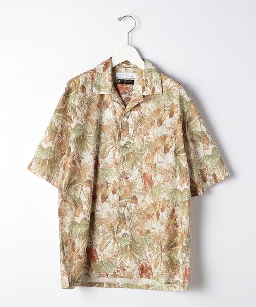 green label relaxing（グリーンレーベルリラクシング）の「[ ミュルーズ ] MULHOUSE オープンカラー 半袖シャツ ②（シャツ/ブラウス・メンズ・グレー/ベージュ/ロイヤルブルー/ワインレッド・LARGE/MEDIUM/SMALL）」の19枚目の写真