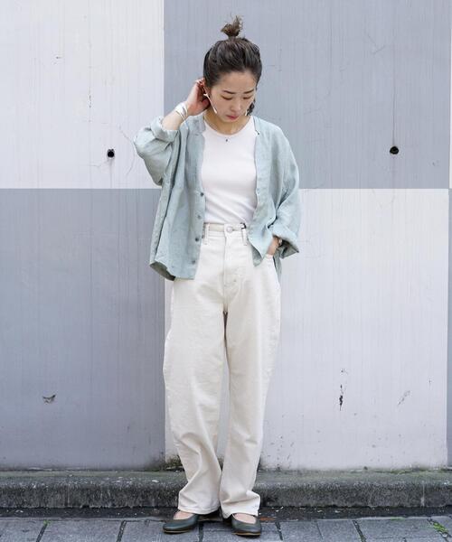 DROIT BELLO（ドロイトベロ）の「DROIT BELLO（ドロイトベロ）アセテートシャツジャケット（シャツ/ブラウス・レディース・ブラック/ミント・FREE）」の17枚目の写真