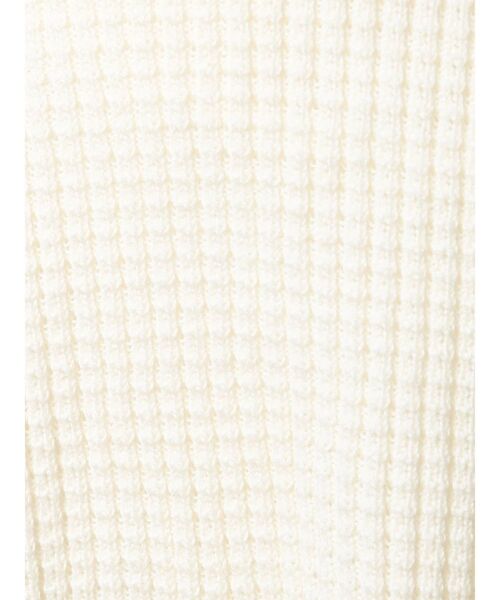 GYDA（ジェイダ）の「ダメージワッフルドルマンニット TOPS（ニット/セーター・レディース・ブラック/オフホワイト/その他1・FREE）」の13枚目の写真