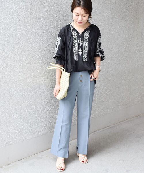 SHIPS（シップス）の「刺繍ブラウス◇（シャツ/ブラウス）」 - WEAR
