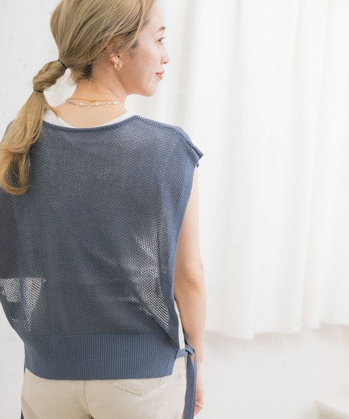ITEMS URBANRESEARCH(アイテムズ アーバンリサーチ)の「メッシュベストインナーセット(ベスト・レディース・グレー系その他/ブルー系その他/ブラック・FREE)」の3枚目の写真