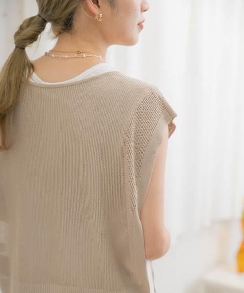 ITEMS URBANRESEARCH(アイテムズ アーバンリサーチ)の「メッシュベストインナーセット(ベスト・レディース・グレー系その他/ブルー系その他/ブラック・FREE)」の13枚目の写真