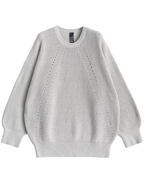 SHAREEF(シャリーフ)の「RIB KNIT(ニット/セーター・メンズ・ライトグレー/ブラック/ミント・2/1)」の15枚目の写真