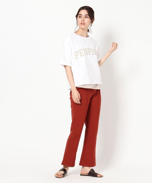 PENFIELD USA(ペンフィールドユーエスエー)の「◆【PENFIELD/ペンフィールド】ロゴTシャツ(Tシャツ/カットソー・レディース・チャコールグレー/オフホワイト/モスグリーン・11/12)」の7枚目の写真