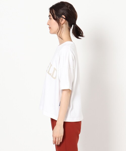 PENFIELD USA(ペンフィールドユーエスエー)の「◆【PENFIELD/ペンフィールド】ロゴTシャツ(Tシャツ/カットソー・レディース・チャコールグレー/オフホワイト/モスグリーン・11/12)」の10枚目の写真