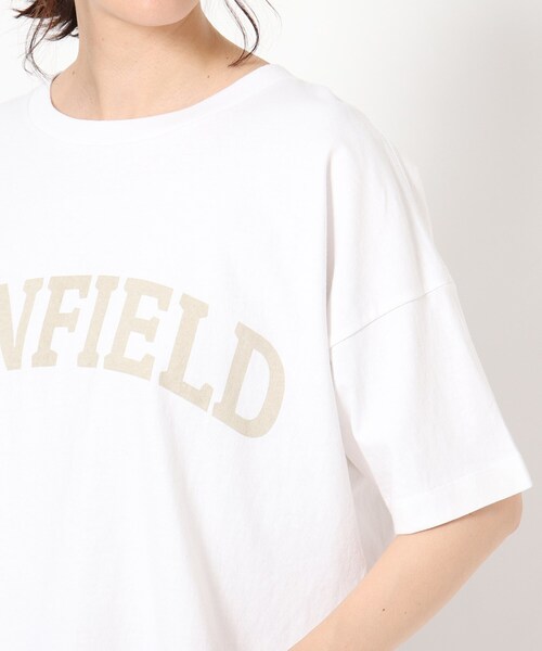 PENFIELD USA(ペンフィールドユーエスエー)の「◆【PENFIELD/ペンフィールド】ロゴTシャツ(Tシャツ/カットソー・レディース・チャコールグレー/オフホワイト/モスグリーン・11/12)」の13枚目の写真