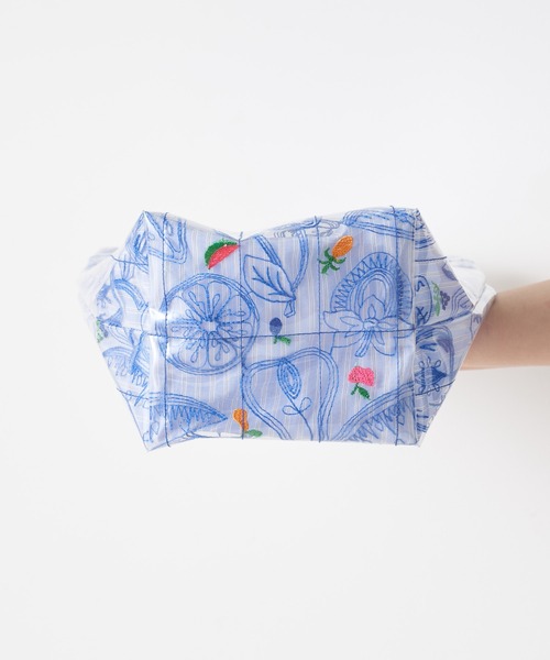 BEARDSLEY（ビアズリー）の「フルーツ刺繍BAG（トートバッグ・レディース・ブルー・FREE）」の2枚目の写真