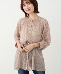 earth music&ecology | ボタニカルプリントチュニック ＊(シャツ/ブラウス)