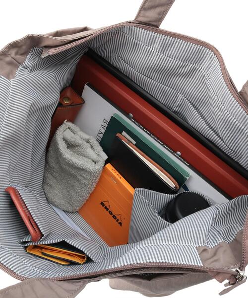 BASECONTROL（ベースコントロール）の「◆洗える コットンキャンバス / ナイロン ガーデニングトートバッグ（トートバッグ・メンズ・ブラック/ベージュ/カーキ/ダークグレー・99）」の9枚目の写真