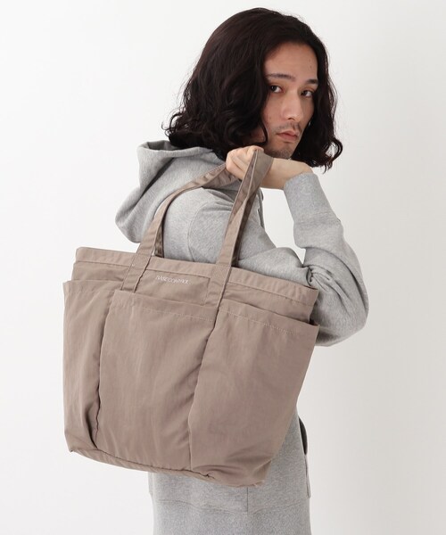 BASECONTROL（ベースコントロール）の「◆洗える コットンキャンバス / ナイロン ガーデニングトートバッグ（トートバッグ・メンズ・ブラック/ベージュ/カーキ/ダークグレー・99）」の12枚目の写真