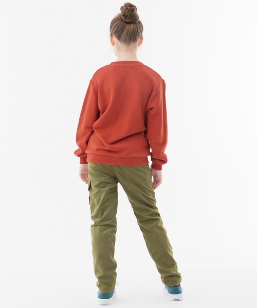 KRIFF MAYER Kid's Collection（クリフメイヤーキッズコレクション）の「裏毛刺繍スウェット(カート)（スウェット・キッズ・レンガ/ベージュ/チャコール/グレー/グリーン・160/130/150/120/170/140）」の18枚目の写真