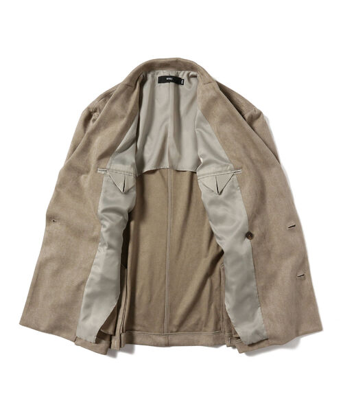 VAPORIZE（ヴェイパライズ）の「VAPORIZE / Peach Skin Double Breasted Jacket（テーラードジャケット・メンズ・ブラック/ベージュ・SMALL/MEDIUM/LARGE/X-LARGE）」の22枚目の写真