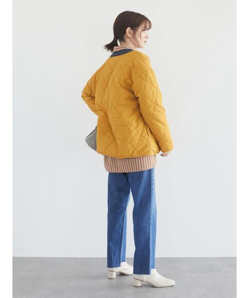 Green　Parks（グリーンパークス）の「カットオフテーパードデニム＊（デニムパンツ・レディース・ブラック/インディゴブルー・S/M/L）」の11枚目の写真