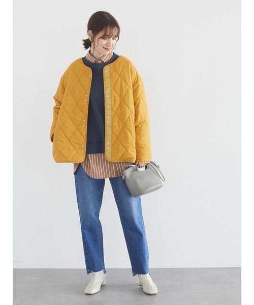 Green　Parks（グリーンパークス）の「カットオフテーパードデニム＊（デニムパンツ・レディース・ブラック/インディゴブルー・S/M/L）」の15枚目の写真