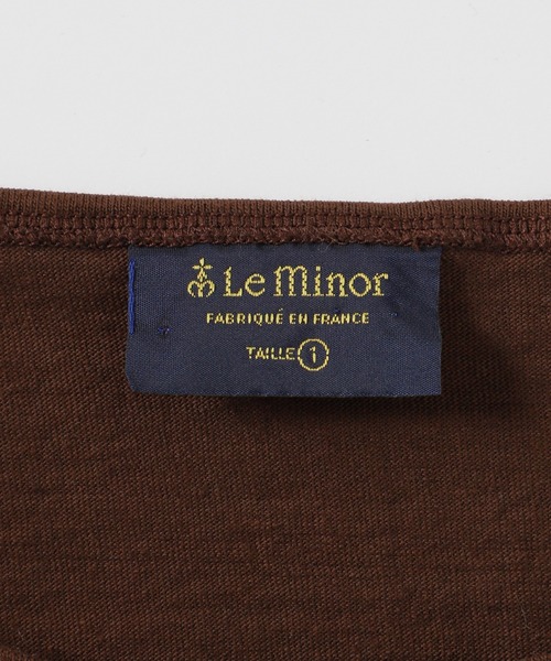 plage（プラージュ）の「【LE MINOR/ルミノア 】SP BDR LONG チュニック◆（Tシャツ/カットソー・レディース・ブラウン/サックスブルー・FREE）」の13枚目の写真