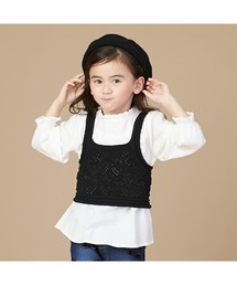 petit main | 【リンク】ニットベストブラウスset(ニット/セーター)